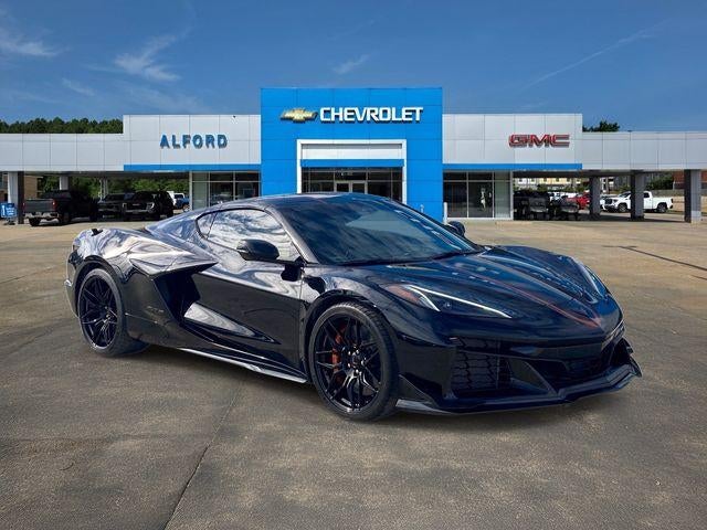 2026 Chevrolet Corvette Z06 1LZ in Black — front three-quarter view