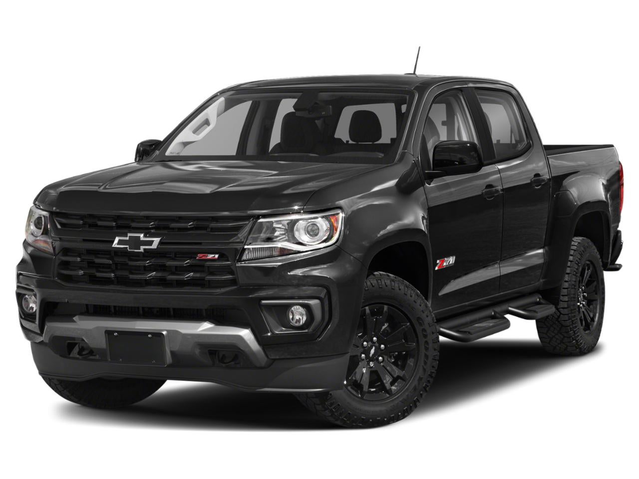 2022 Chevrolet Colorado Z71 in Black — front three-quarter view