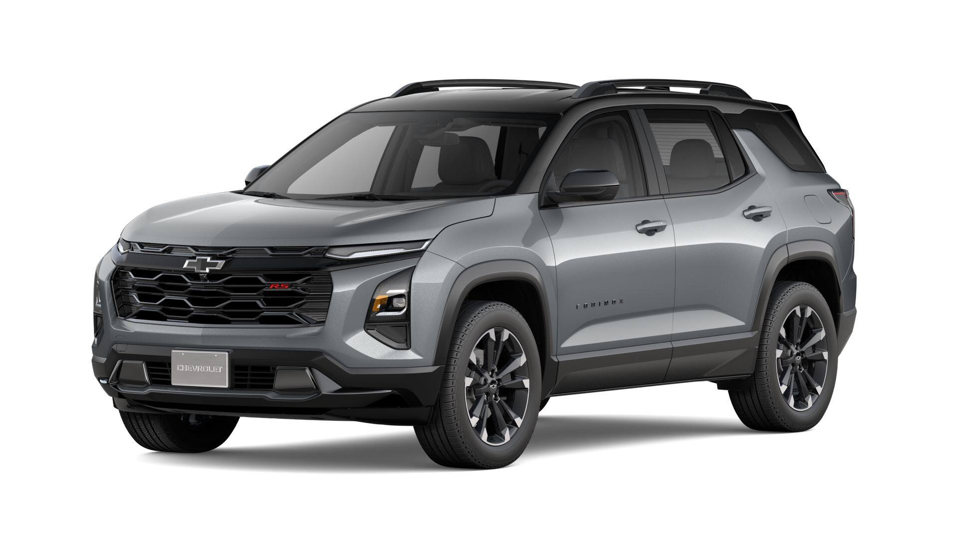 2027 Chevrolet Equinox RS in Sterling Gray Metallic — front three-quarter view